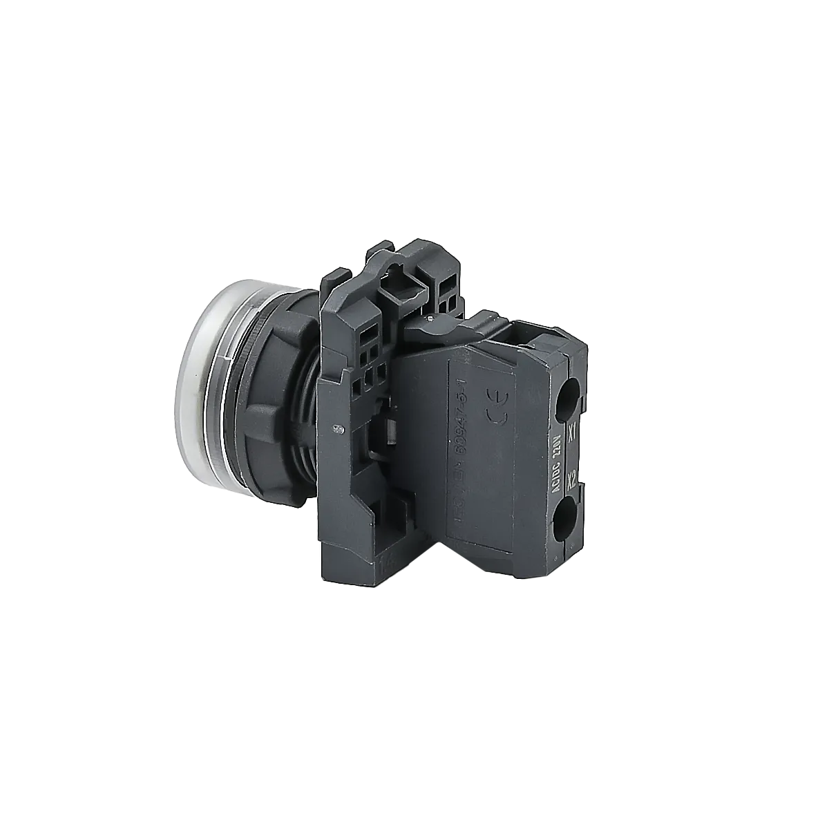 Лампа сигнальная белая, 220V AС/DC, IP65, пластик