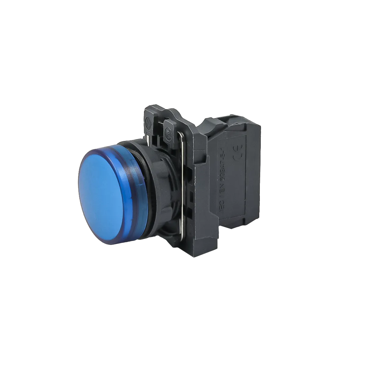 Лампа сигнальная синяя, 24V AС/DC, IP65, пластик
