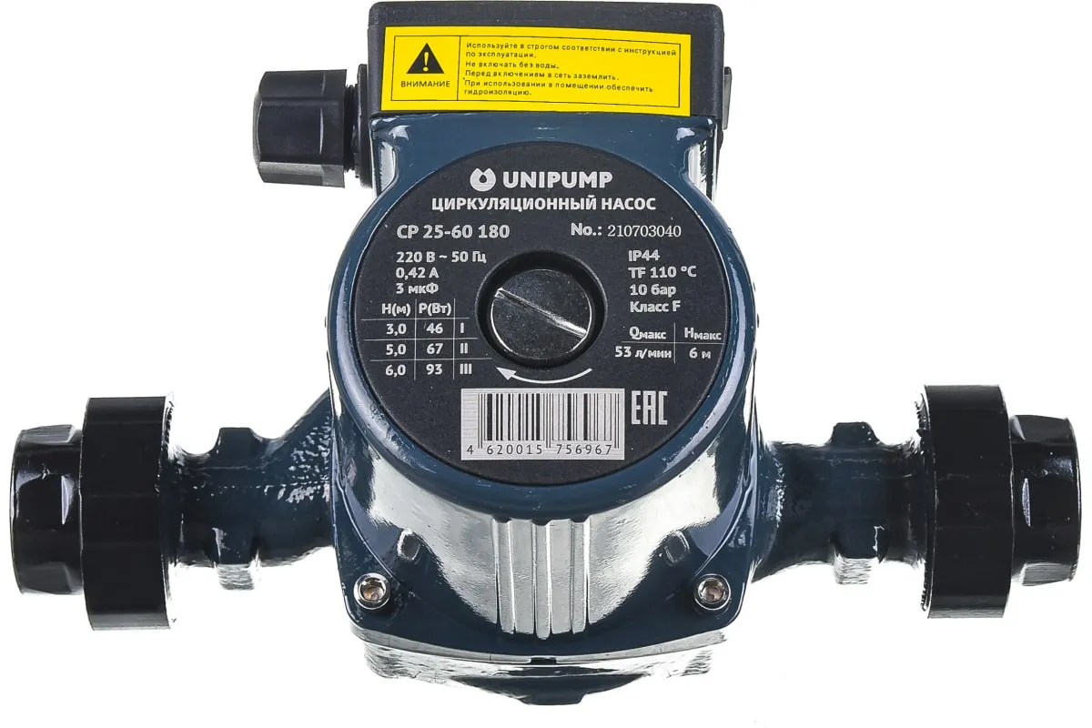Циркуляционный насос UNIPUMP CP 25-60 180