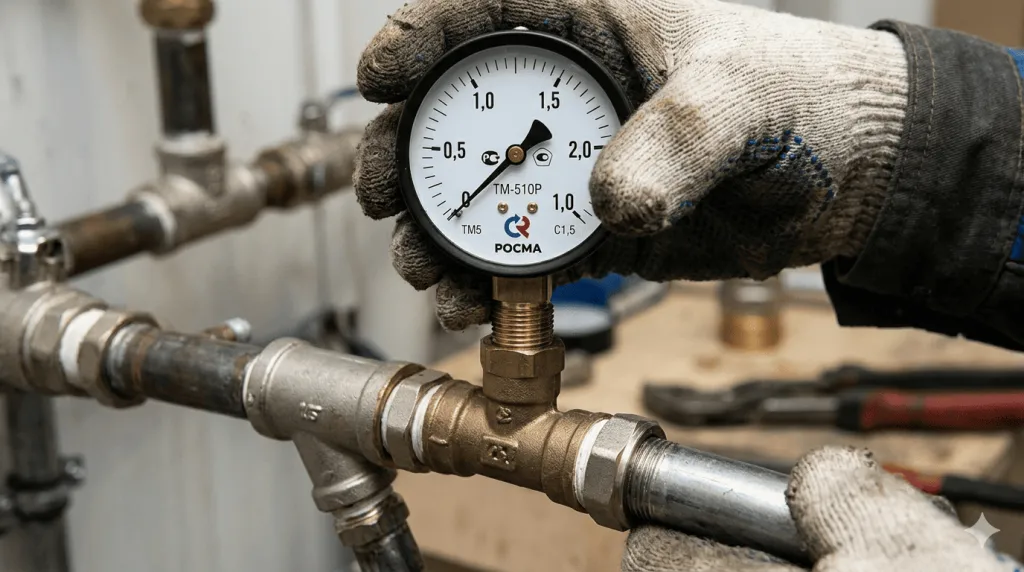 Назначение и принцип действия манометра ТМ-510Р «Росма»