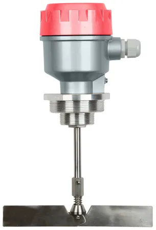 Механический ротационный датчик предельного уровня сыпучих материалов в алюм. корпусе, -40 +80 С, Рmax=0.8 bar, 115 VAC, IP65, лопасть складная двусторонняя 28х200 мм, нерж. сталь, скорость вращения 1 об/мин, соединение- резьба 1 1/2" с переходом на 2 1/2