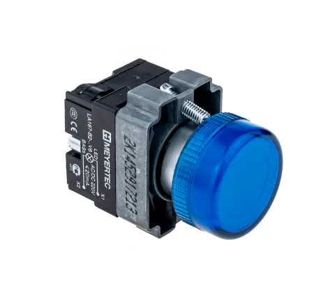 Сигнальная лампа синий, 220V AC/DC