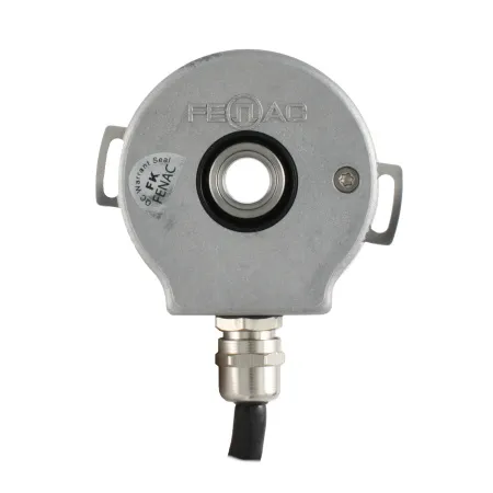 Инкрементальный программируемый энкодер D=58мм, полый вал 10мм, 3000 имп/об, 5…30VDC, выход TTL/HTL с инверсией, IP5